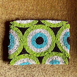 Beaded pouch